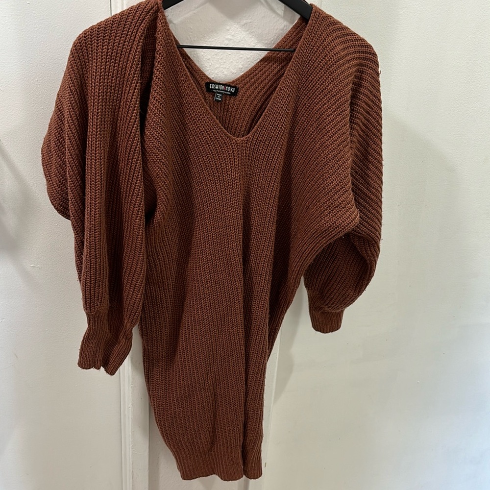 Fashion Nova Sweater Dress Size S